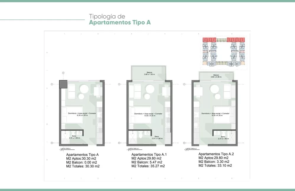 Aria Suites Residences Tipologia Apartamentos Tipo A jpg