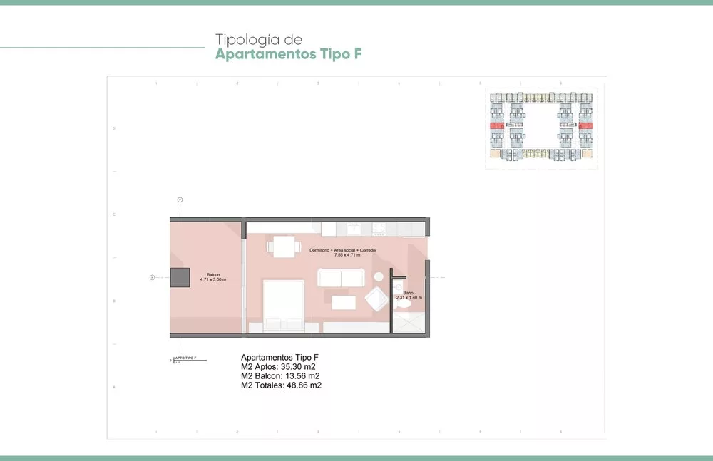 Aria Suites Residences Tipologia Apartamentos Tipo F jpg