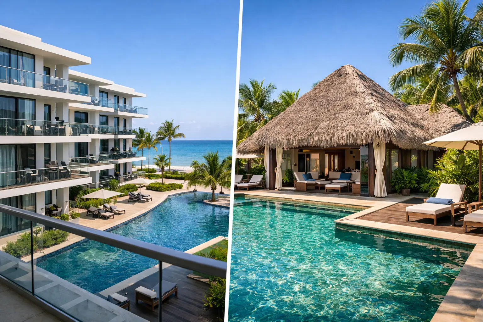 Apartamento versus villa Punta Cana: qué conviene