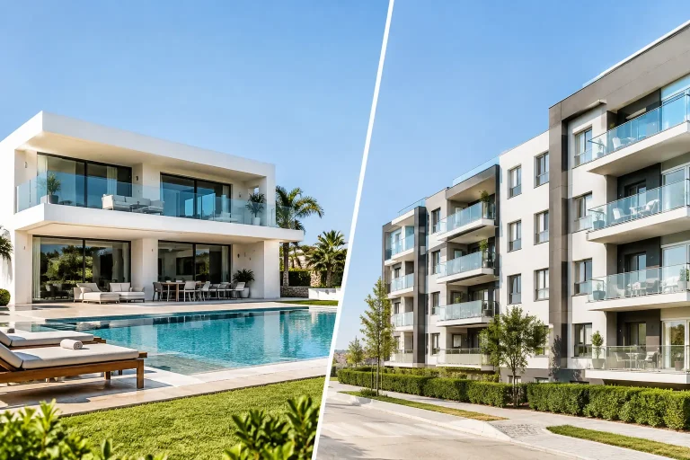 Villas y apartamentos: qué activo conviene más